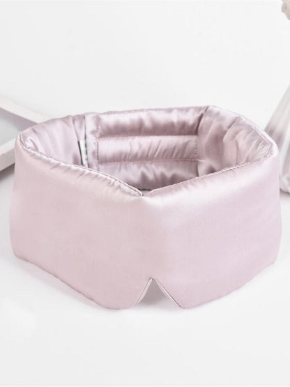 SilkSerenity - Elegancka jedwabna maska do snu w formie jednoczęściowej