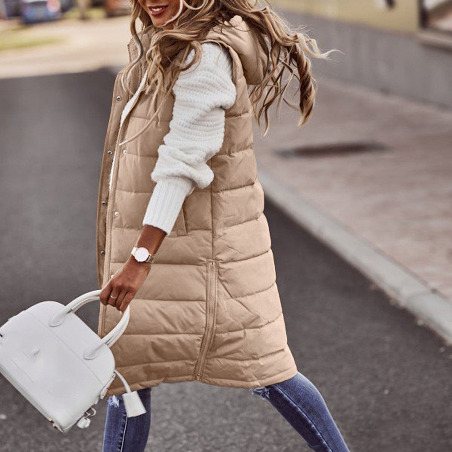 W&W - Long Puffer Vest