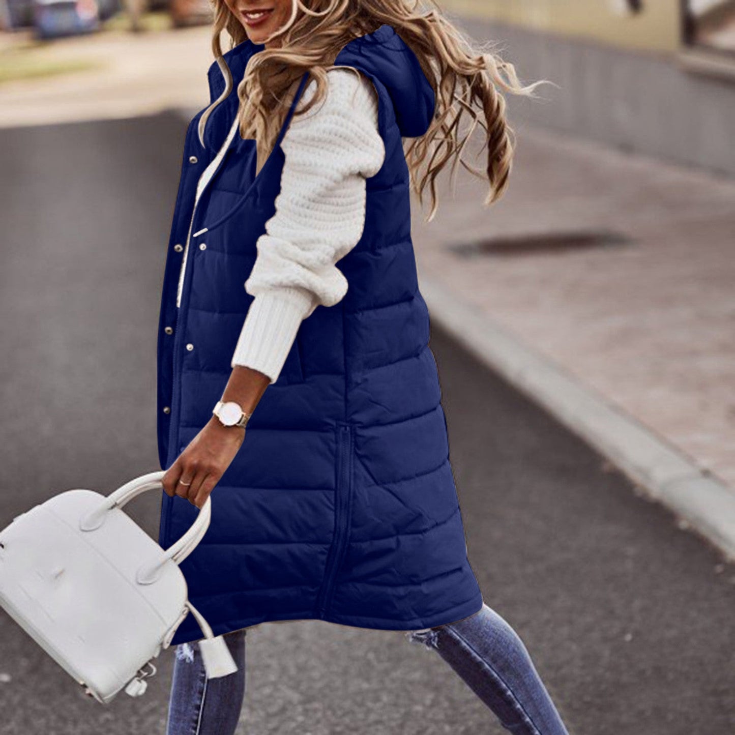 W&W - Long Puffer Vest
