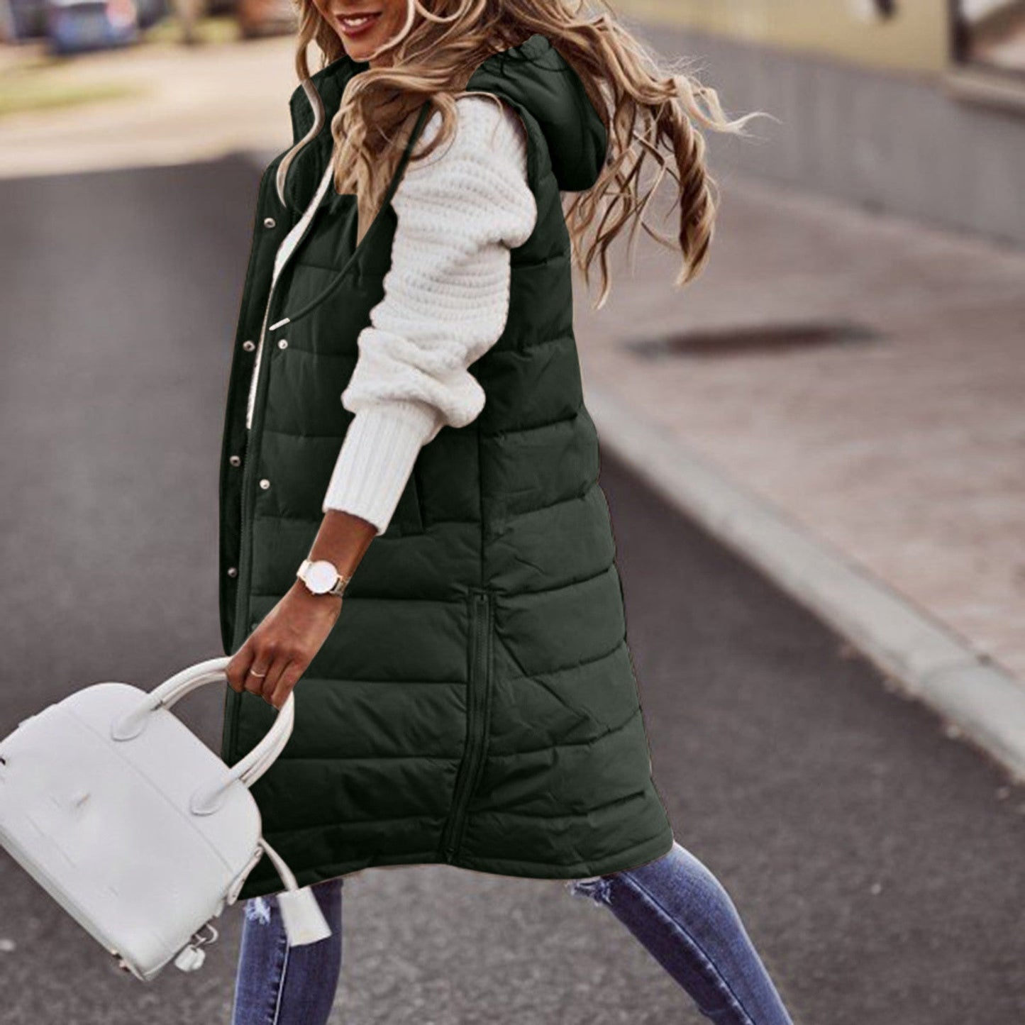 W&W - Long Puffer Vest