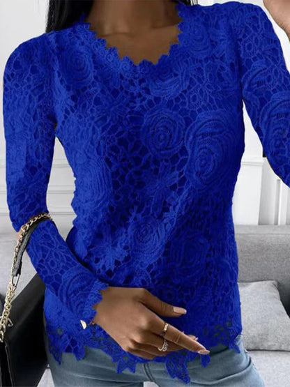 DEMY - Kobieca Jedwabna Bluzka