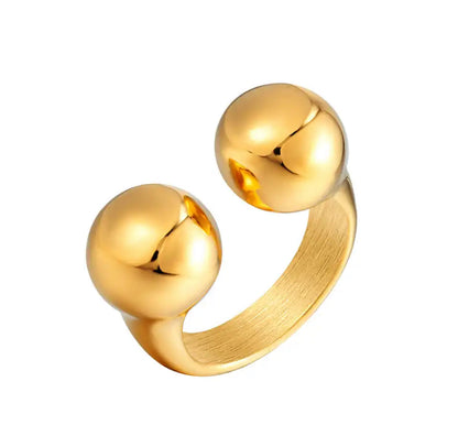 Ria – Minimalistyczny pierścionek z okrągłymi akcentami