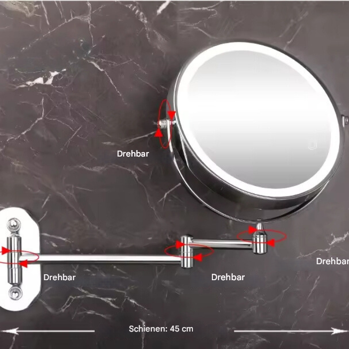 LumiAura - Lustro do Makijażu z Oświetleniem