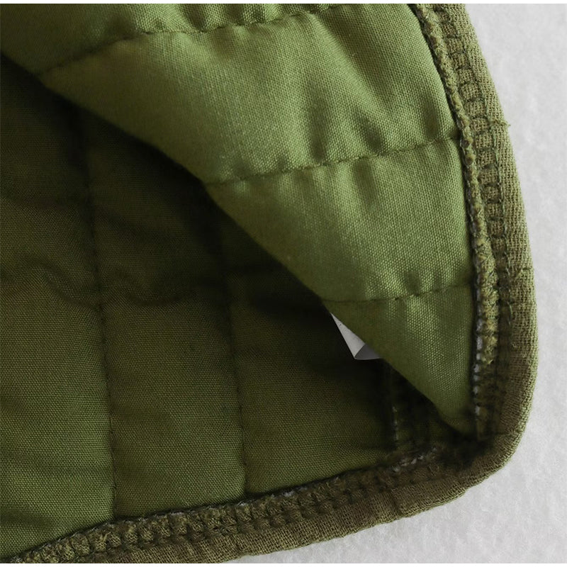 LIV - Zielona Kamizelka w Kwiaty