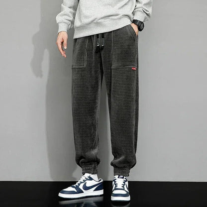 Liam | Męskie zimowe spodnie dresowe