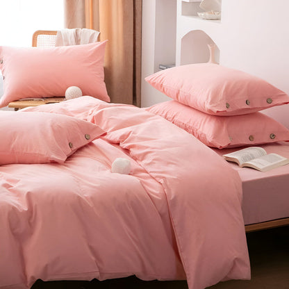 Favonia - Zestaw bawełnianych poszewek na kołdrę z dwiema poszewkami na poduszki