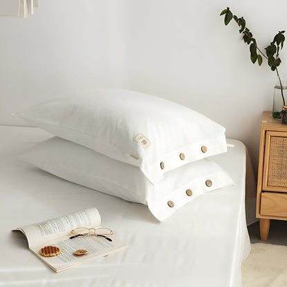 Favonia - Zestaw bawełnianych poszewek na kołdrę z dwiema poszewkami na poduszki