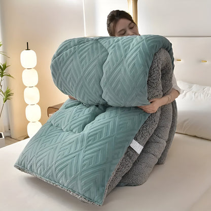 Sylavine - Luksusowy Pokrowiec na Kołdrę Czterech Pór Roku z Pluszową Teksturą