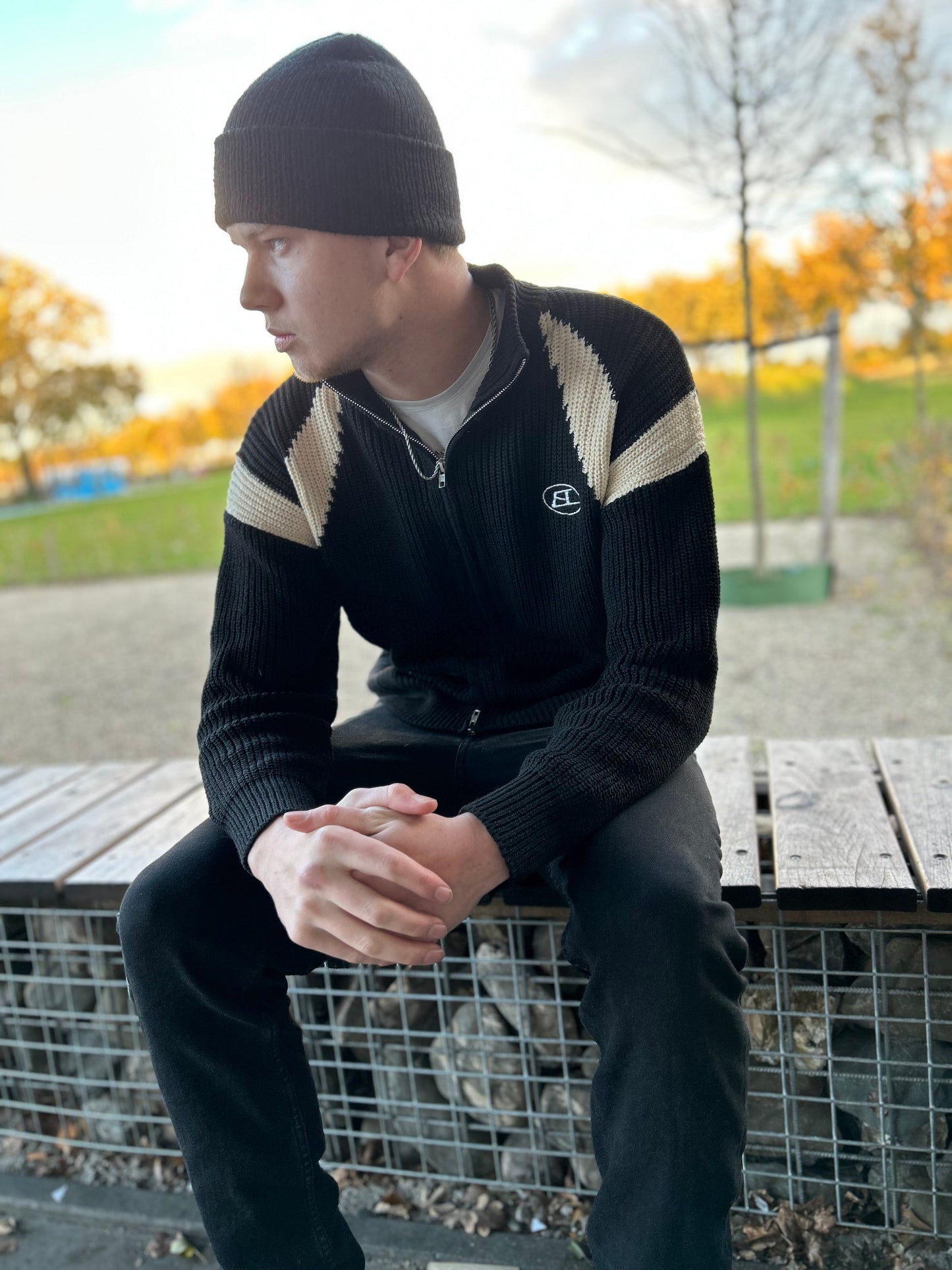 Boston - Męska Wpleciona Kamizelka