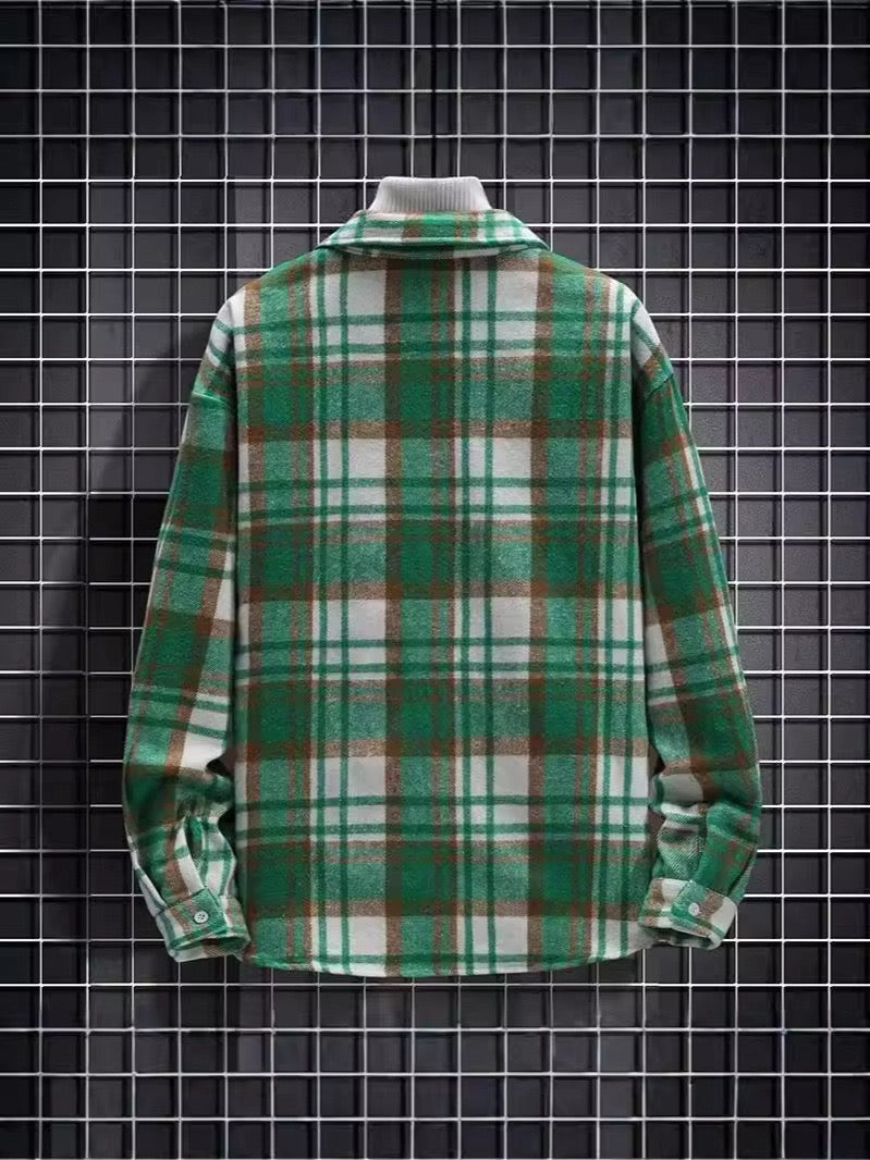 MAROLI - Męska Kraciasta Marynarka