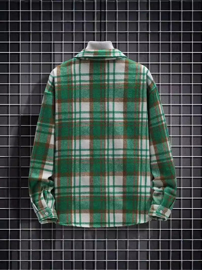 MAROLI - Męska Kraciasta Marynarka