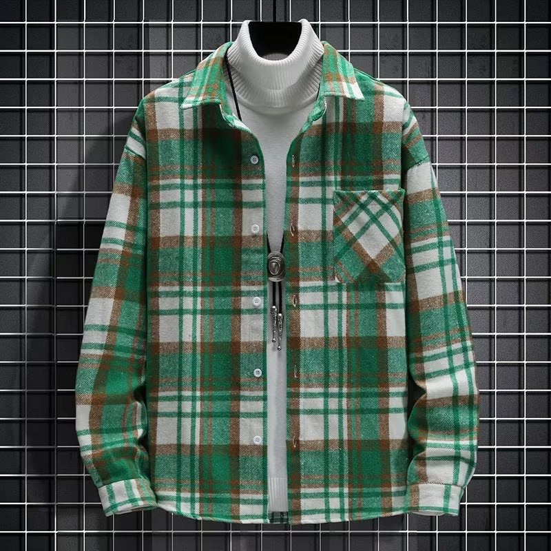 MAROLI - Męska Kraciasta Marynarka