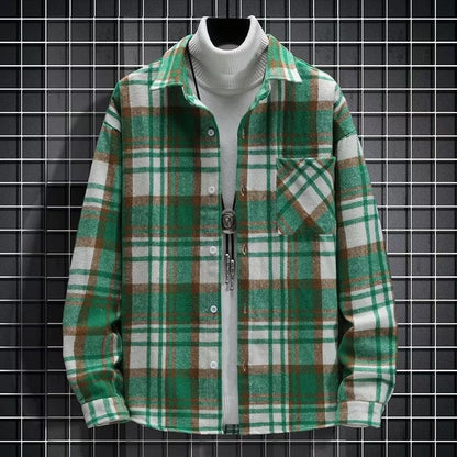 MAROLI - Męska Kraciasta Marynarka