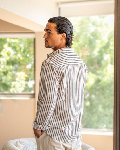 Stylowa męska koszula w paski