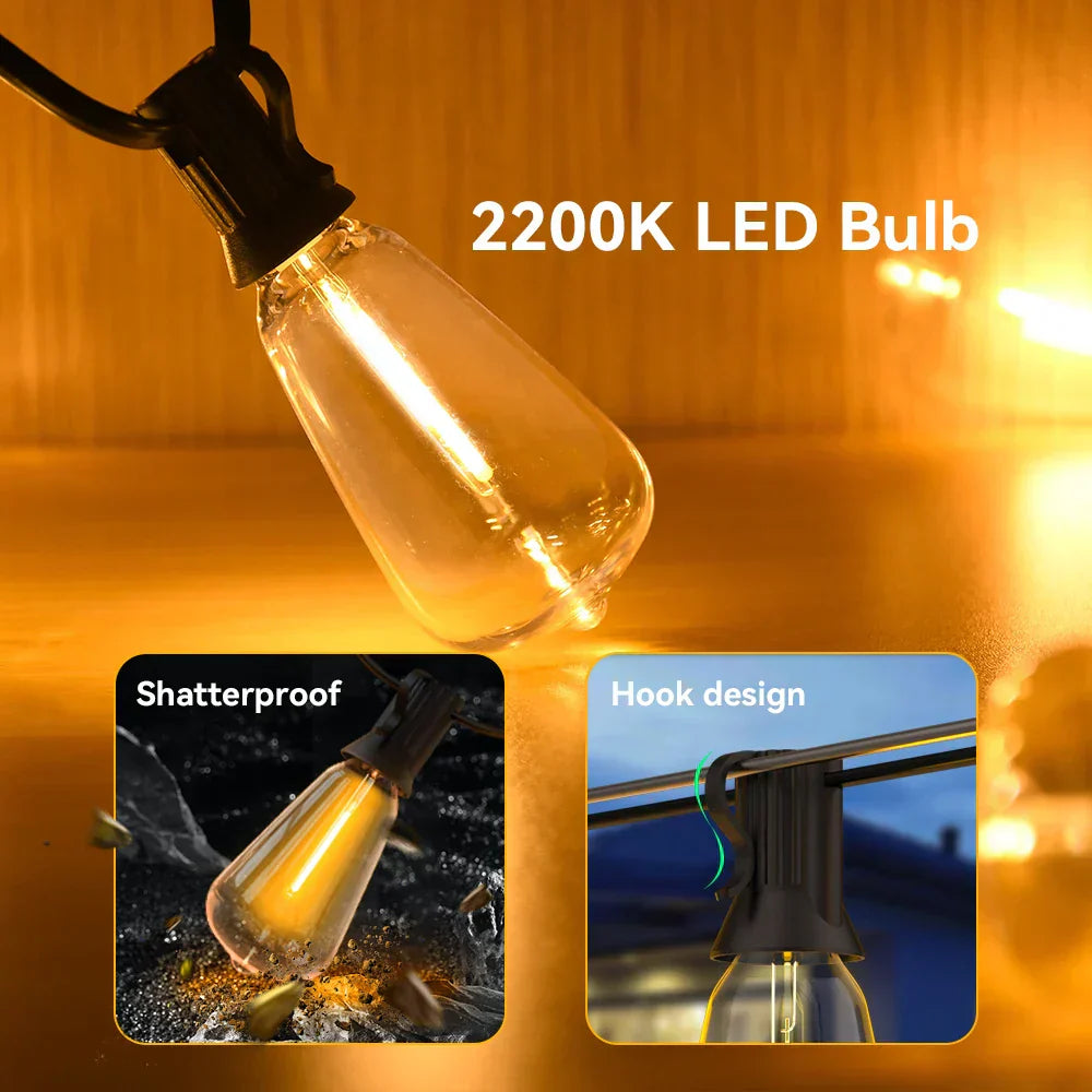 LED Waterproof Garland - LumiGlow