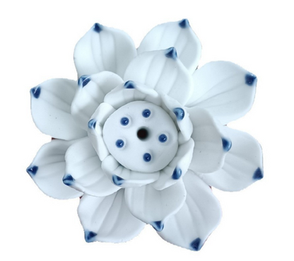 Stylowy stojak na kadzidła z motywem kwiatu lotosu