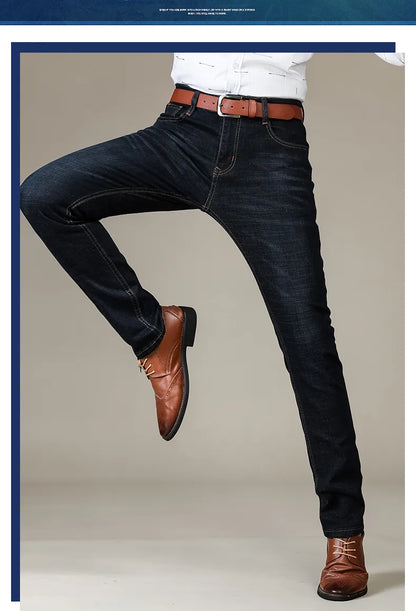 Premium Denim Classic Slim Fit Jeans | Comfort & Style