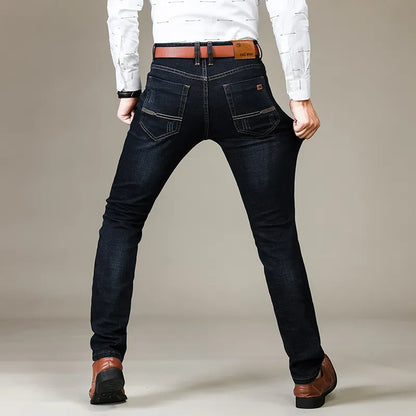Premium Denim Classic Slim Fit Jeans | Comfort & Style