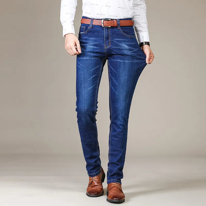 Premium Denim Classic Slim Fit Jeans | Comfort & Style