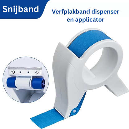 Zestaw z dyspenserem taśmy malarskiej i nożem – 2 rolki w komplecie