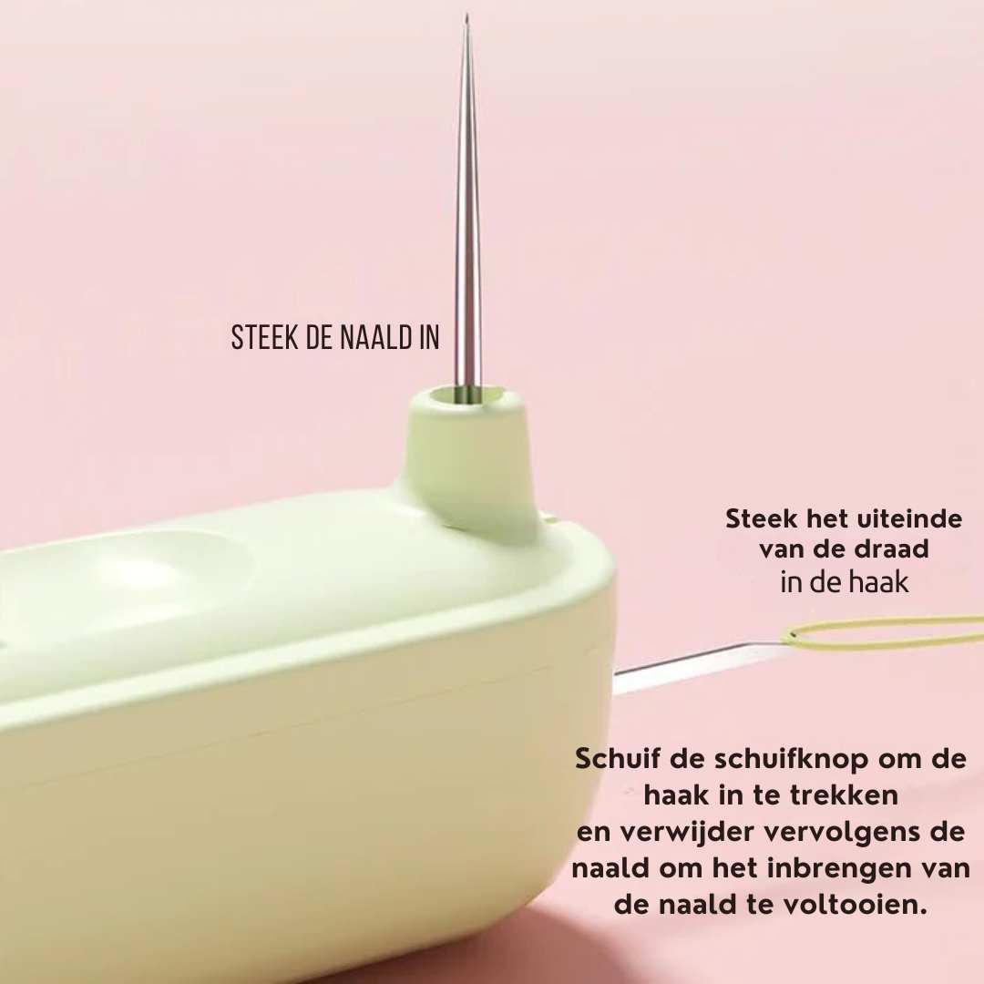 2-w-1 Nawlekacz z Ostrzem do Prucia - Kompaktowy i Funkcjonalny (Kup 1, Drugi Gratis)