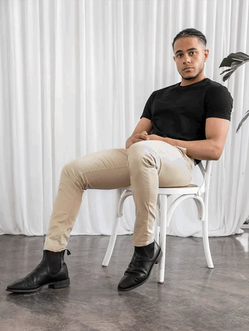 Stylish Slim Tapered Chino | Comfortable Stretch Fit