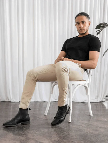 Stylish Slim Tapered Chino | Comfortable Stretch Fit