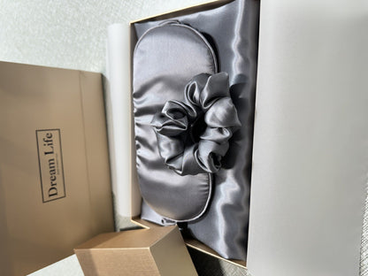 PureSilk - 4-częściowy zestaw jedwabny delikatny dla skóry (poduszka z ukrytym zamkiem błyskawicznym)