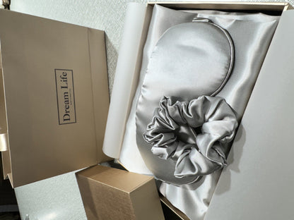 PureSilk - 4-częściowy zestaw jedwabny delikatny dla skóry (poduszka z ukrytym zamkiem błyskawicznym)