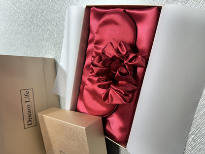 PureSilk - 4-częściowy zestaw jedwabny delikatny dla skóry (poduszka z ukrytym zamkiem błyskawicznym)