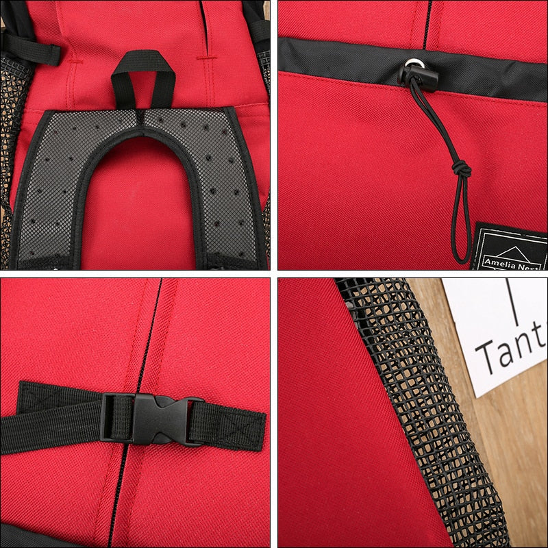 SafePaws | Ekologiczna Torba Podróżna dla Zwierząt z Funkcjonalną Kieszenią