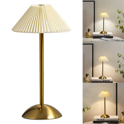 Skandynawska Lampa Stołowa z Funkcją Ładowania