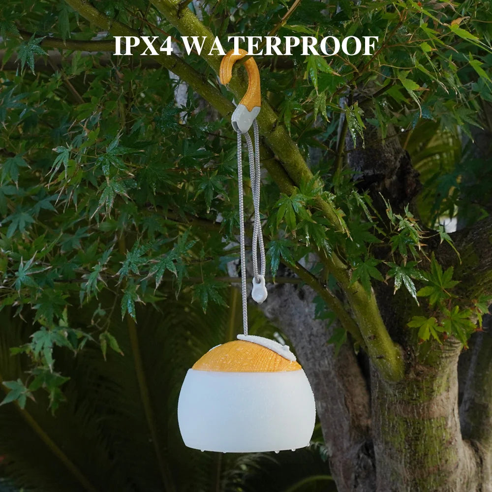 CampGlow Retro USB Rechargeable Camping Lamp