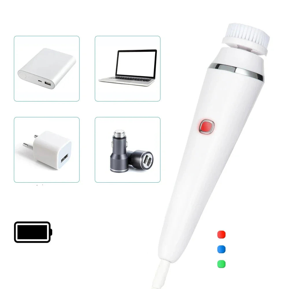 GlowCare - 4 w 1 Zestaw do Oczyszczania i Masażu Twarzy