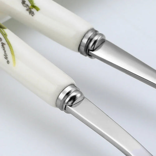 TafelChic | Luksusowy Zestaw Sztućców 24 Elementy w Stylu Vintage