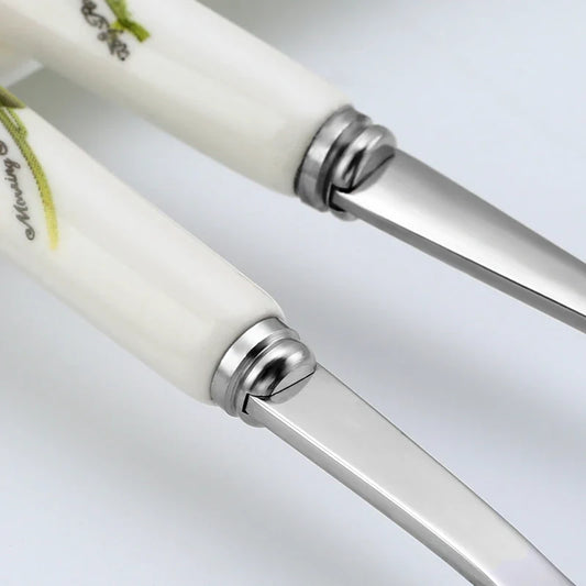 TafelChic | Luksusowy Zestaw Sztućców 24 Elementy w Stylu Vintage