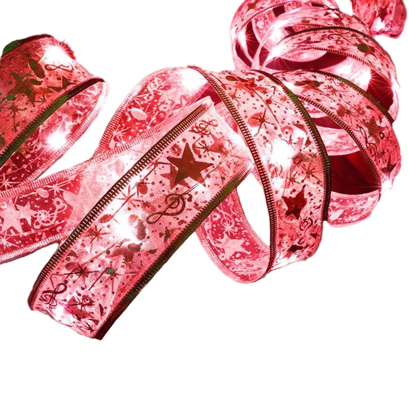 Elegancka LED Wstążka Świecąca - Dekoracja Choinkowa