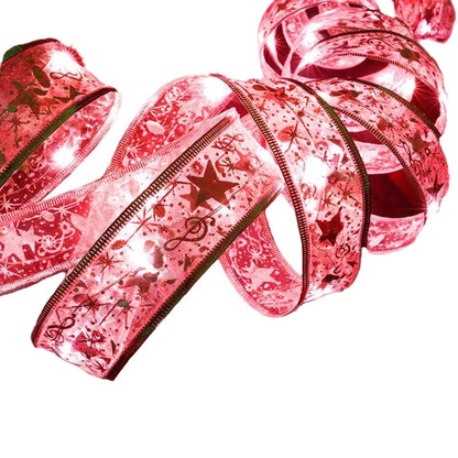 Elegancka LED Wstążka Świecąca - Dekoracja Choinkowa