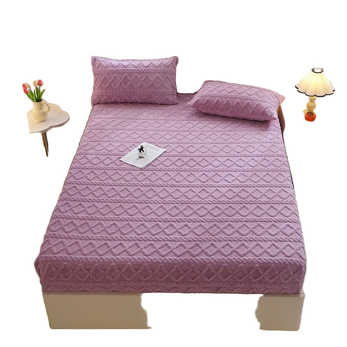 Gruby Wzór Zimowa Kołdra Flanelowa i Puszysta