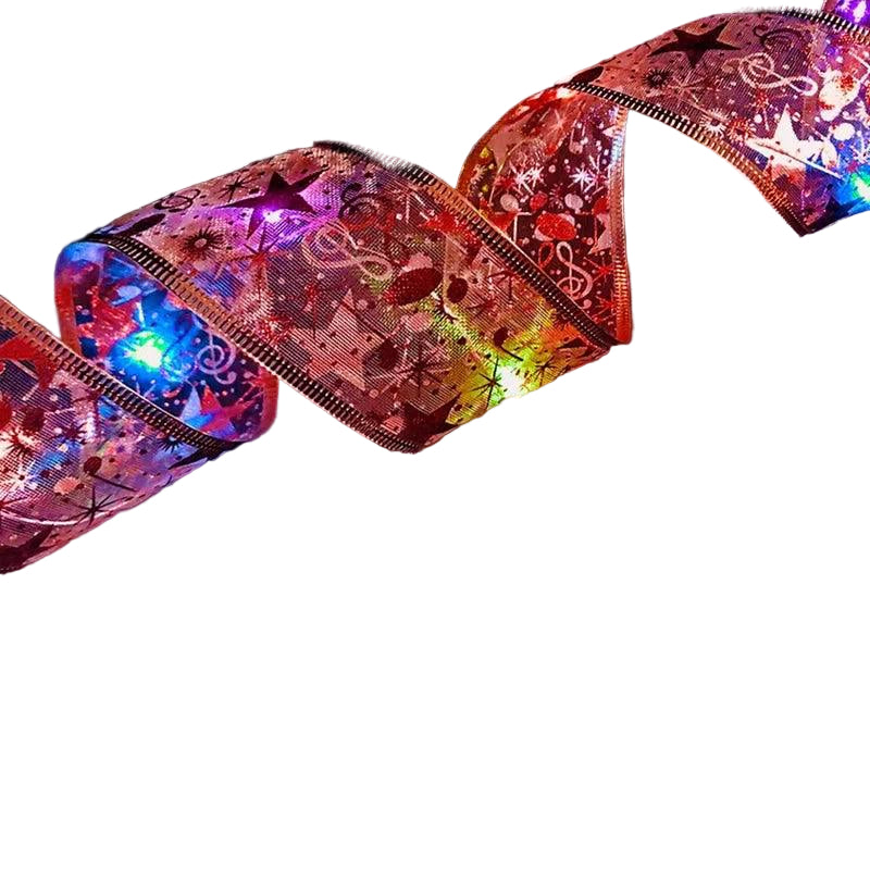 Elegancka LED Wstążka Świecąca - Dekoracja Choinkowa