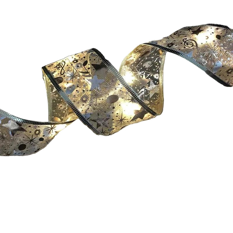 Elegancka LED Wstążka Świecąca - Dekoracja Choinkowa