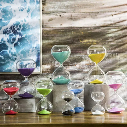 Twórcza Szklana Klepsydra - Czasowy Element Dekoracyjny