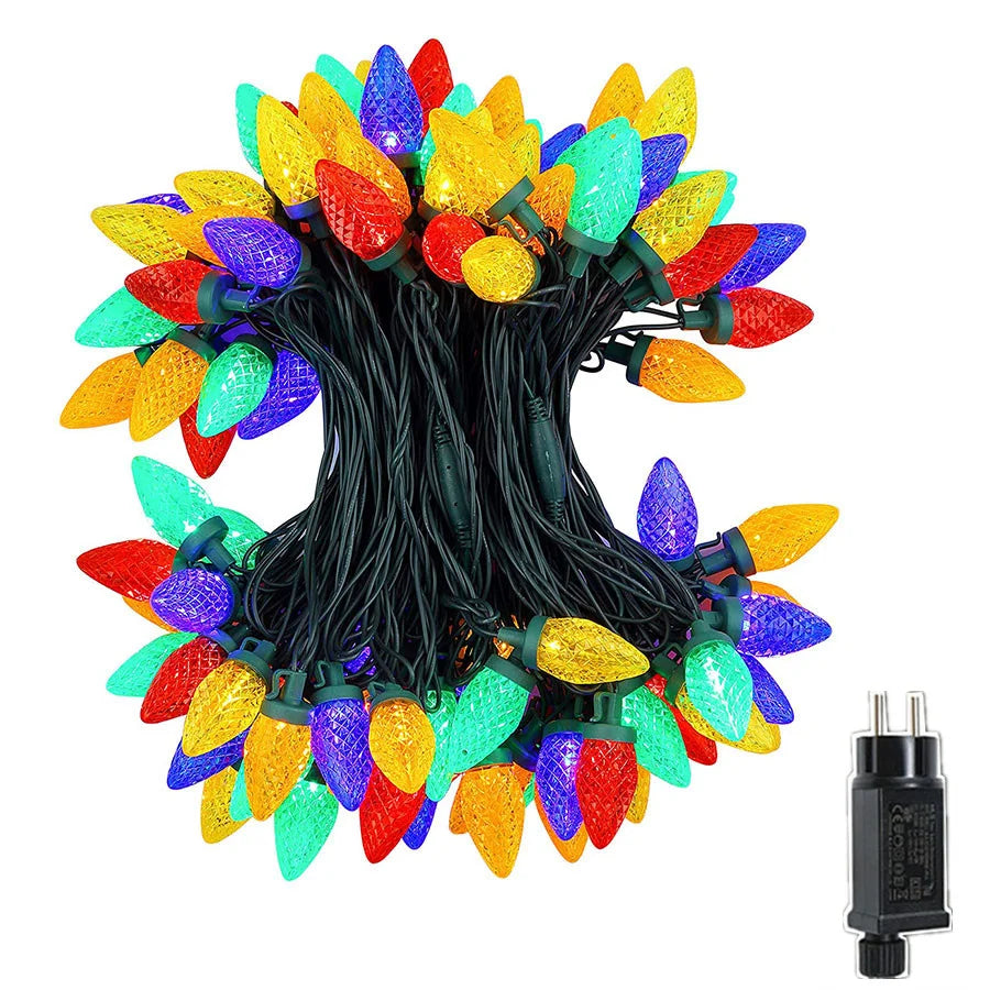 Magiczne Oświetlenie | Luksusowa Girlanda Świąteczna z 8 Trybami