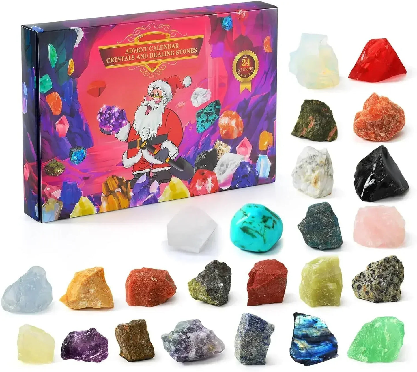 GemMagic – Advent Calendar for Kids with 24 Sparkling Gemstones