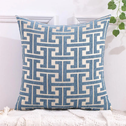 Rustykalna Poszewka w Prążki do Salonu