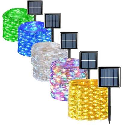 Solarna Girlanda Leśna Magia z Automatycznym Włączaniem
