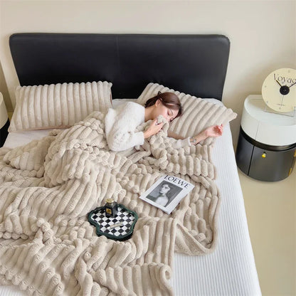 Jesienna przytulność z urokliwym akcentem króliczka