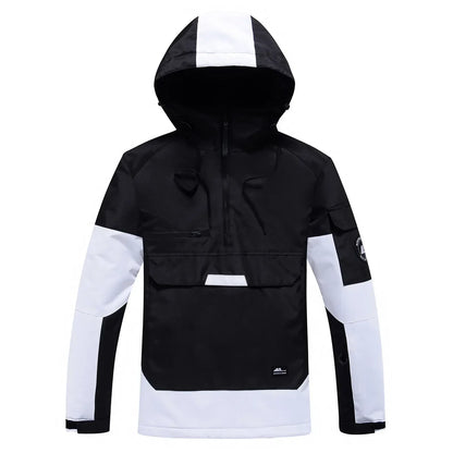 Męska kurtka narciarska | Zimowy model z kapturem