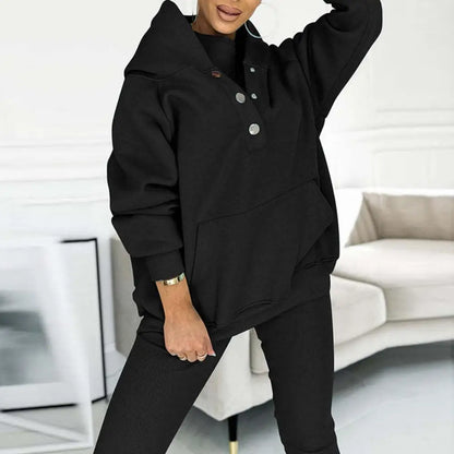 Evi – Damski dwuczęściowy zestaw z kapturem