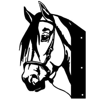 EquiElegance | Luksusowa Żelazna Sylwetka Konia do Dekoracji Ogrodu i Płotu